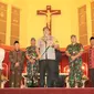 Forkominda Jatim kunjungi Gereja Bethany (Liputan6.com / Dian Kurniawan)