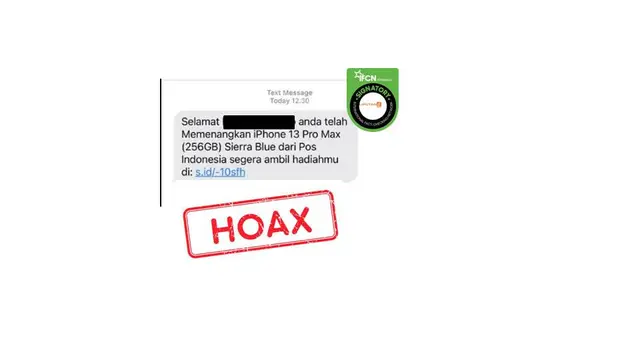 Cek Fakta PT Pos Indonesia bagikan hadiah
