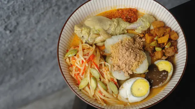 resep lontong cap gomeh