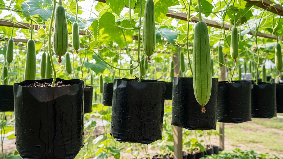Cara Menanam Oyong Gantung di Polybag, Ideal untuk Lahan Pekarangan Terbatas