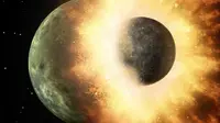 Tabrakan dengan Planet Lain Membentuk Kehidupan di Bumi? 
