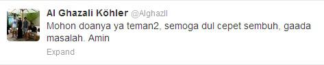 Tweet Ahmad Al Ghazali