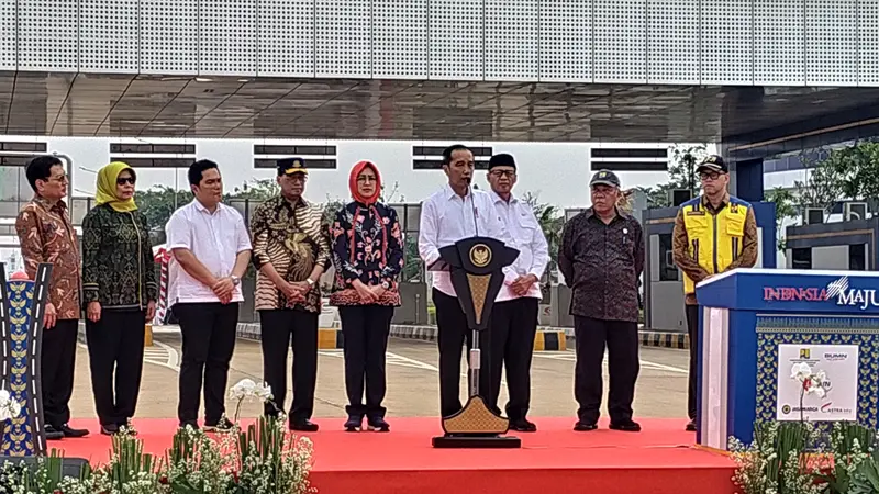 Presiden Jokowi resmikan Tol Kunciran-Serpong