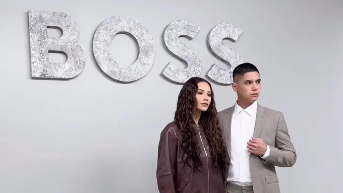 Alyssa Daguise dan Al Ghazali Bergaya Office Look saat Hadir di Milan Fashion Week