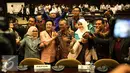 Mohammad Saleh terpilih lewat pemungutan suara pemilihan pengganti Irman Gusman selaku pimpinan DPD RI dari wilayah barat dengan perolehan mayoritas suara mengalahkan GKR Hemas dan Farouk Muhammad, Jakarta, Selasa (11/10). (Liputan6.com/Johan Tallo)
