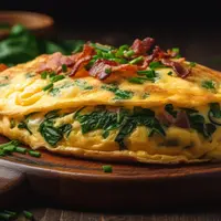 tren kuliner ala kafe Korea memang selalu berhasil mencuri perhatian, termasuk sajian sarapan yang terlihat sederhana namun memikat seperti soufflé omelette. (foto/dok: freepik)