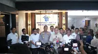 Wakil Menteri Investasi dan Hilirisasi/Wakil Kepala BKPM Todotua Pasaribu memberikan keterangan terkait proyek PT CAA senilai Rp 15 triliun yang didatangi oleh oknum-oknum yang meminta jatah proyek tanpa lelang. (Dok BKPM)