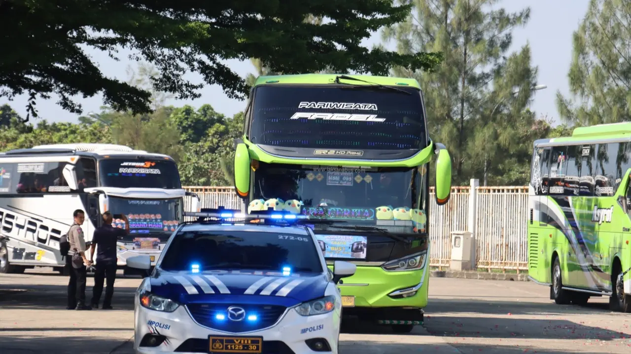 Mudik Gratis yang Diadakan oleh Polres Bogor.