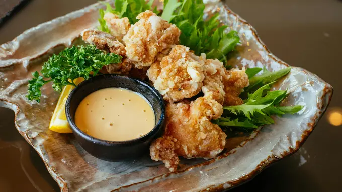 resep karage jepang saus yum yum