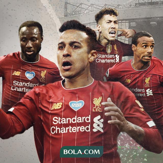 Naby Keita, Thiago Alcantara, Roberto Firmino dan Joel Matip