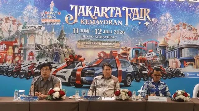 Marketing Director JIEXPO Ralph Sceunemann memberikan keterangannya kepada media di JIEXPO Kemayoran, Jakarta Pusat, Kamis (4/6/2026) (Antara)