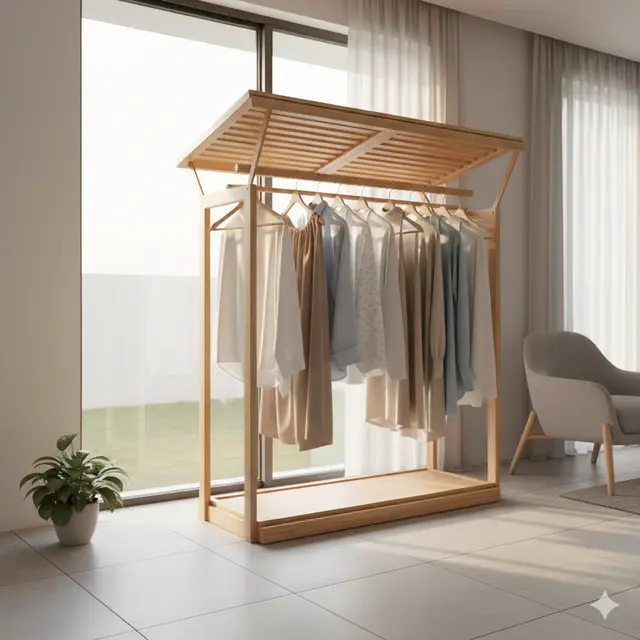 Model Jemuran Dalam Rumah