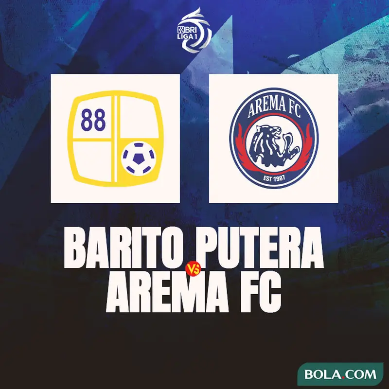 Liga 1 - Barito Putera Vs Arema FC