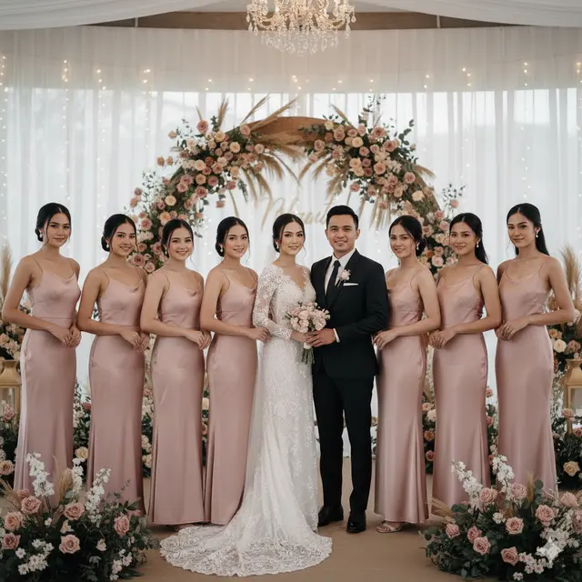 7 Model Baju Bridesmaid Dress Satin, Tampil Anggun dan Serasi di Acara Pernikahan