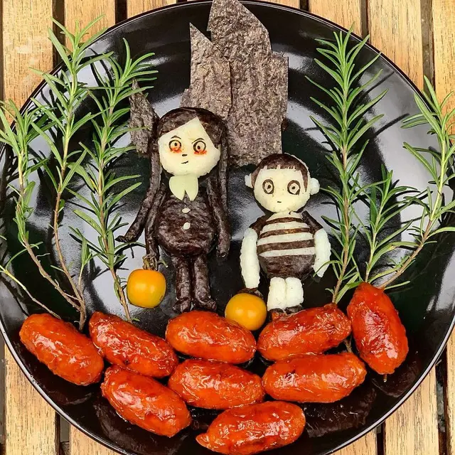 Wanita Ini Buat Karya Seni Pada Makanan Anaknya, 8 Hasilnya Curi Perhatian