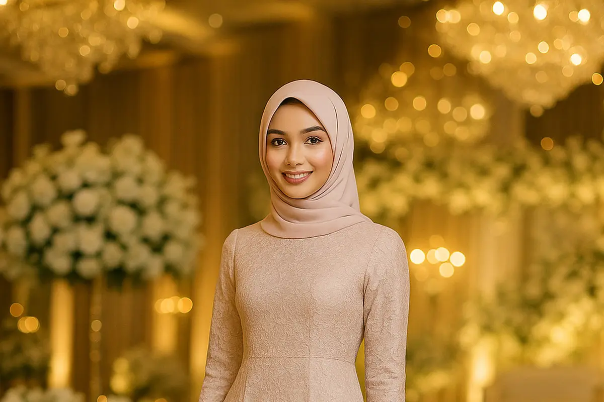 Rekomendasi Gamis Kondangan Outdoor