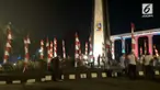 Sebanyak 17845 umbul umbul bendera merah putih dipasang di sejumlah sudut jalanan protokol di wilayah Bogor, dalam menyambut bulan kemerdekaan dan pelaksanaan Asian Games. pemasangan ini dimaksudkan sebagai simbol membangkitkan kembali rasa cinta tan...