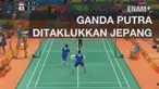 Pasangan Hendra Setiawan/Mohamad Ahsan terpaksa mengakui keunggulan ganda putra Jepang