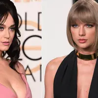 Katy Perry memang sudah terbilang lama berseteru dengan Taylor Swift. Bahkan keduanya membuat lagu atas permusuhan itu. Namun siapa sangka mereka punya selera pakaian yang sama? (Screener)