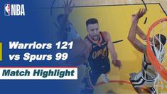 Berita video highlights NBA 2020/2021 untuk pertandingan Golden State Warriors melawan San Antonio Spurs yang berakhir dengan skor 121-99, Kamis (21/1/2021) siang hari WIB.