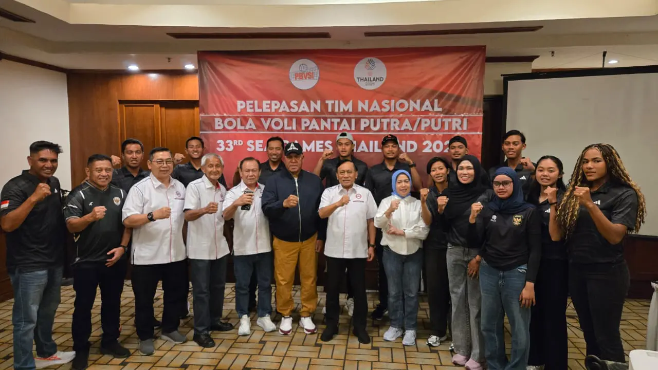 Pelepasan Timnas Voli Pantai untuk SEA Games 2025