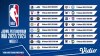 Siaran Langsung NBA Reguler 2022/23 Pekan ke-17 di Vidio 7 sampai 14 Februari 2023