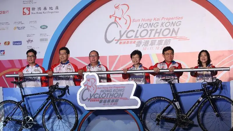 Balap sepeda Cyclothon yang berlangsung di Hongkong juga diikuti pesepeda Indonesia