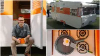 Mobil caravan yang terbuat dari potongan lego berhasil memecahkan rekor Guinness World Records dengan jumlah lego terbanyak.