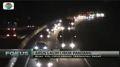 Sejumlah ruas tol mulai dipadati kendaraan para pemudik Natal dan tahun baru yang bertepatan dengan liburan sekolah.