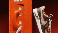 Lelang sneakers Louis Vuitton x Nike Air Force 1 Virgil Abloh akan berlangsung 26 Januari--8 Februari 2022. (Tangkapan Layar Instagram/sothebys)
