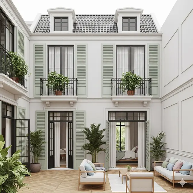 Townhouse Minimalis Prancis