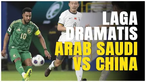 VIDEO: Momen Timnas Arab Saudi Menang Dramatis Kontra China, Buat Timnas Indonesia Turun ke Posisi 4