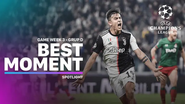 Berita Video Momen Terbaik Matchday 3 Liga Champions Grup D, Juventus Comeback