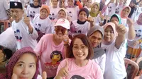 Tepis Hoaks di Banten, Emak-Emak Relawan Jokowi Optimistis Paslon 01 Unggul