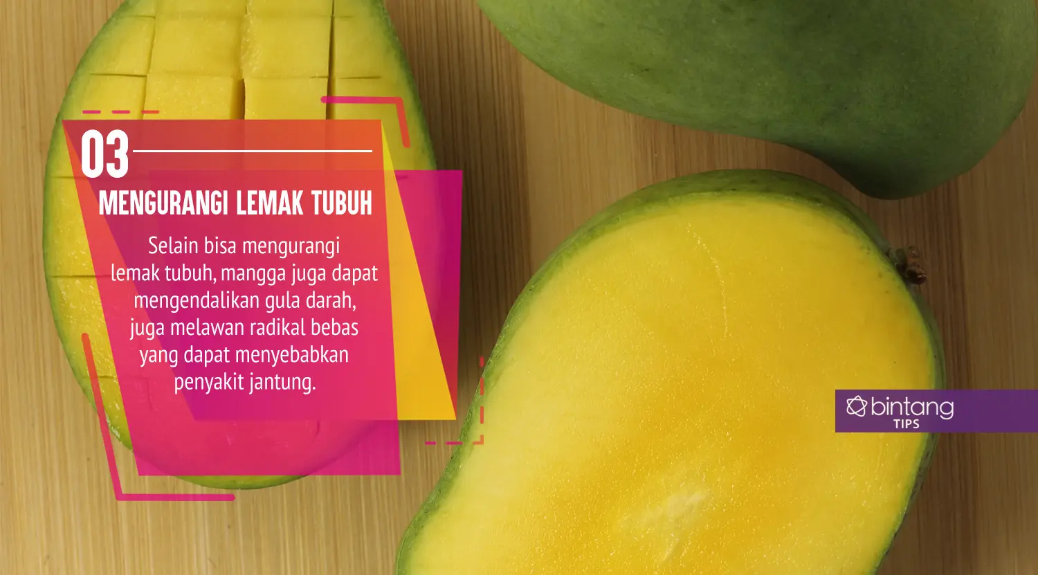 Manfaat buah mangga. (Foto: Daniel Kampua, Digital Imaging: Nurman Abdul Hakim/Bintang.com)