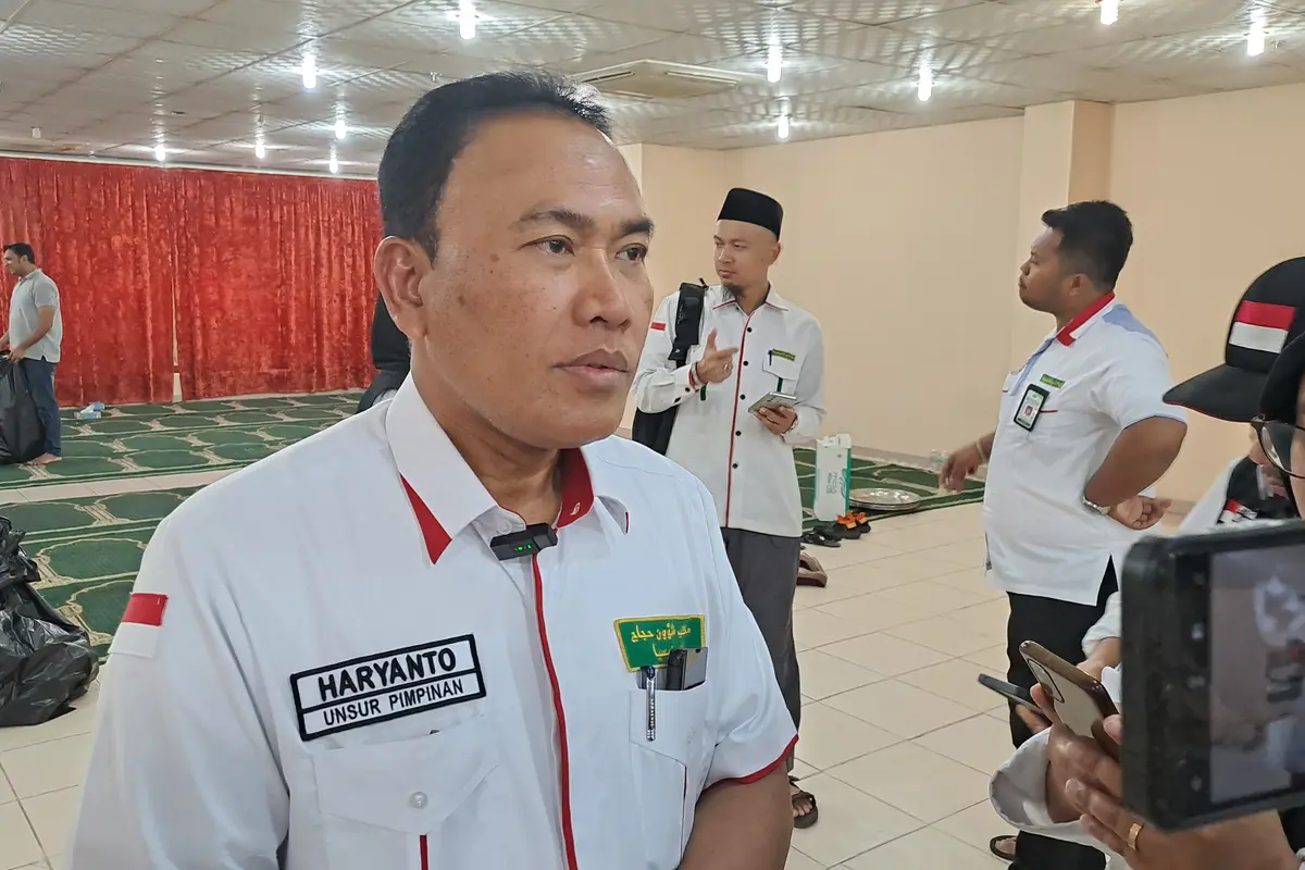 Kepala Petugas Penyelenggara Ibadah Haji (PPIH) Arab Saudi Daerah Kerja (Daker) Bandara, Haryanto. (Nafiysul Qodar/Liputan6.com)