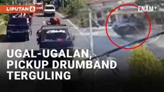 Kecelakaan akibat ulah supir terjadi di Pamekasan, Jawa Timur (28/8/2023). Detik-detik kecelakaan terekam kamera warga hingga viral. Terekam sopir mengemudikan pick up dengan ugal-ugalan.
