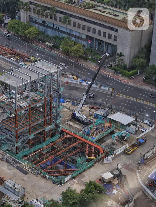 Diketahui, PT MRT Jakarta (Perseroda) tengah menggarap proyek MRT Jakarta Fase 2A. (Liputan6.com/Angga Yuniar)