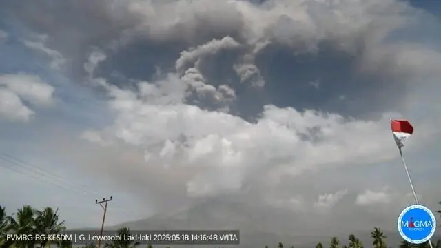 Erupsi Lagi, Status Gunung Lewotobi Laki-Laki di NTT Naik jadi Awas