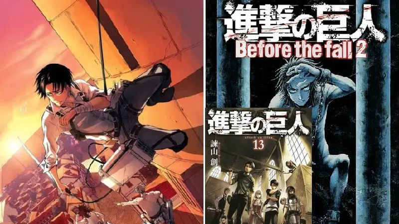 Attack on Titan Jual 1 Juta Eksemplar di Tangga Manga Oricon