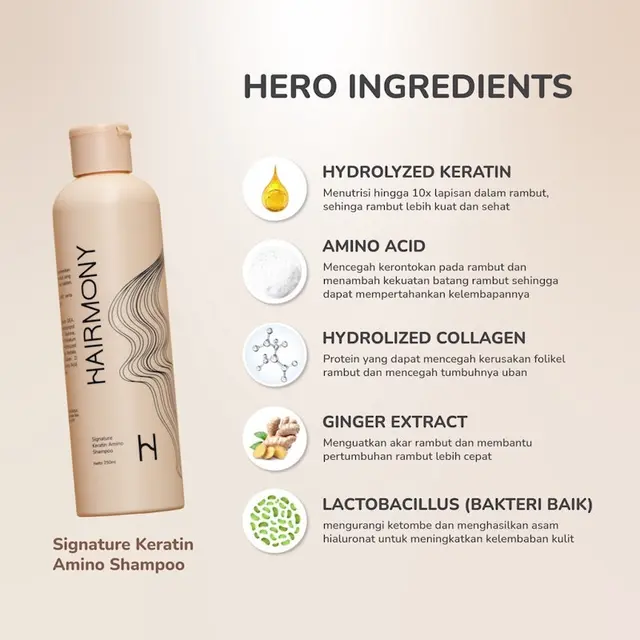 Hairmony Signature Keratin Amino Shampoo