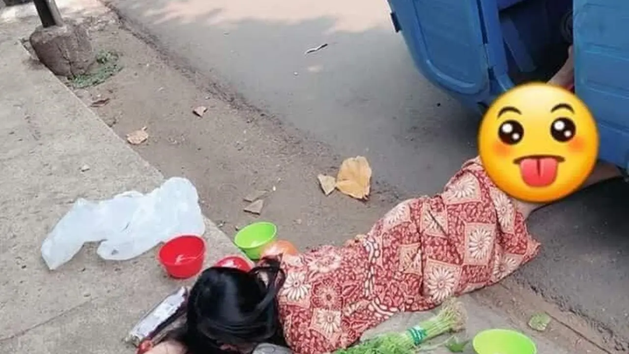 falling star challenge versi emak-emak (foto: Facebook Spacetion id)