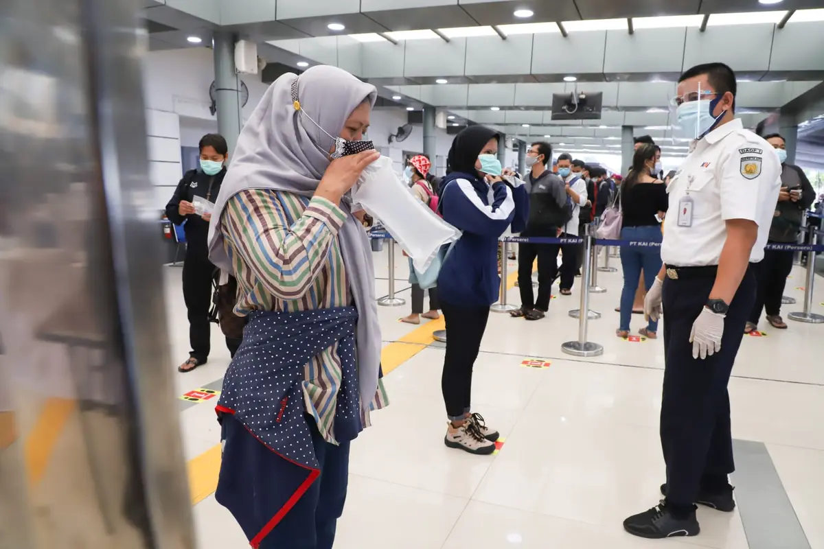 Test GeNose C19 di stasiun/dok. PT KAI