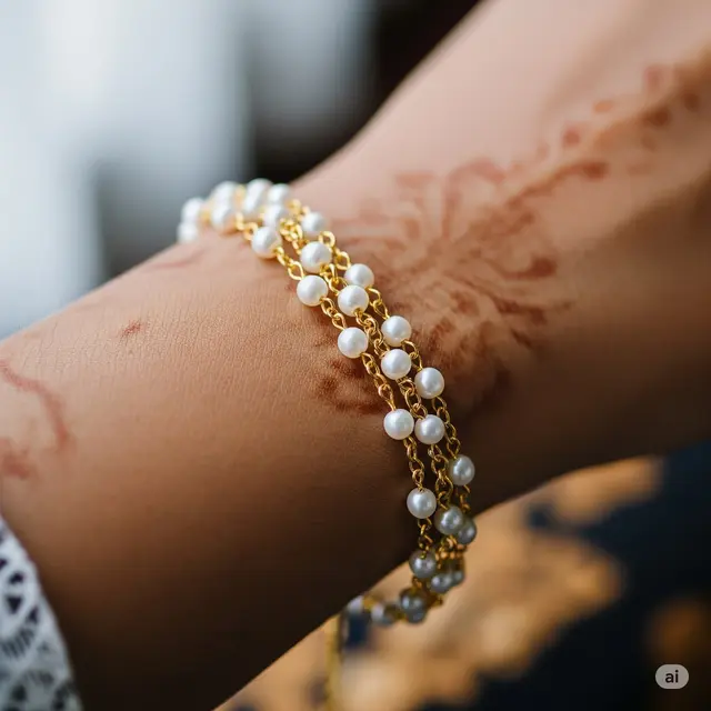 Contoh Model Gelang Mutiara. Foto: Gemini