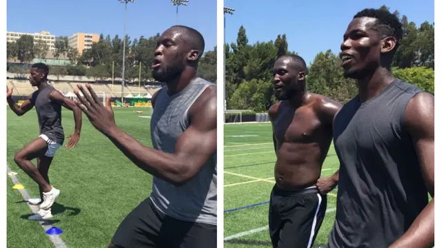 Romelu Lukaku dan Paul Pogba