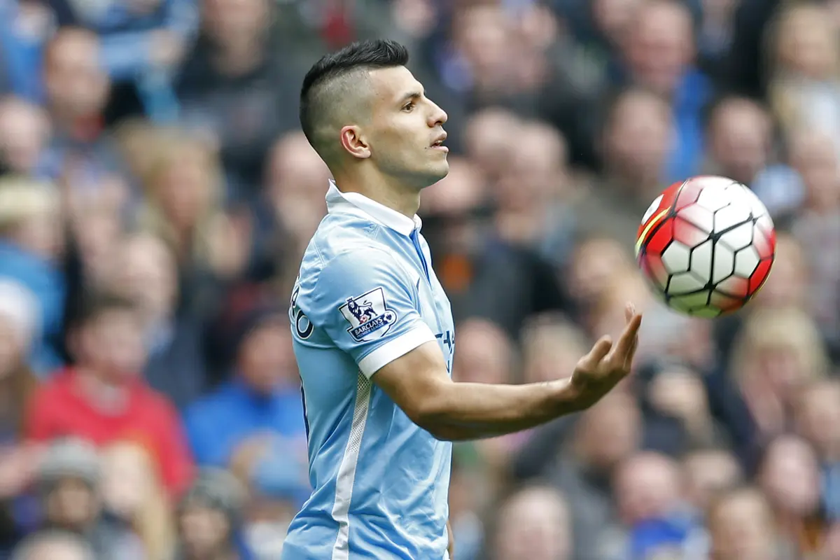 Penyerang Manchester City Sergio Aguero