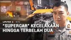 Kecelakaan tunggal melibatkan "supercar" di Sukoharjo, Jawa Tengah. Mobil "sport" premium itu mengalami kerusakan fatal hingga bodi mobil terbelah menjadi dua bagian.