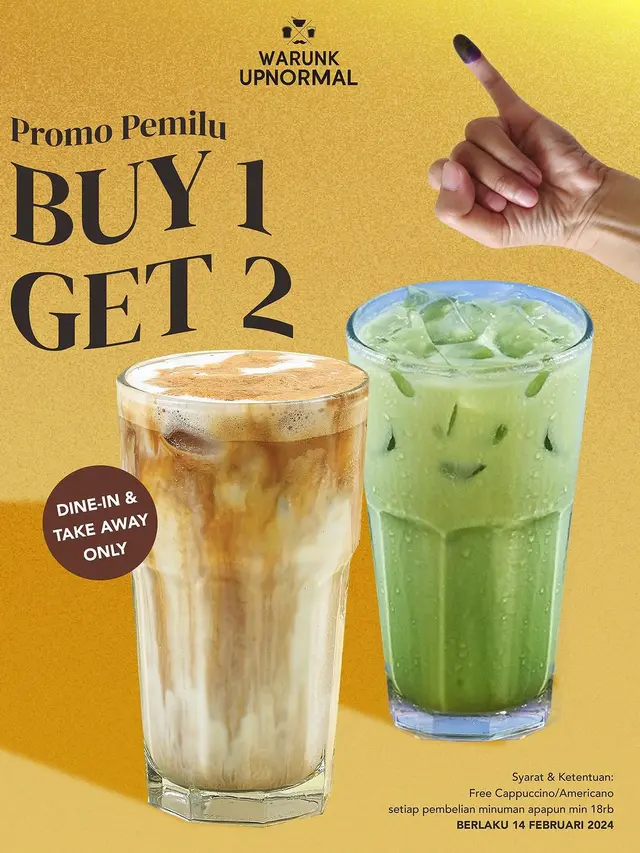 20 Promo Pemilu 2024, Jangan Golput Biar Dapat Banyak Diskon