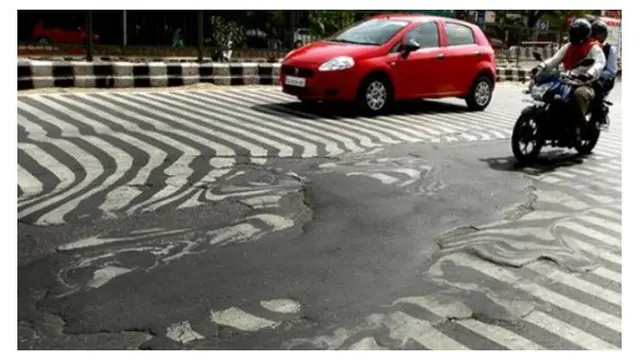 10 Potret Garis Pada Markah Jalan Ini Bikin Pengendara Bingung