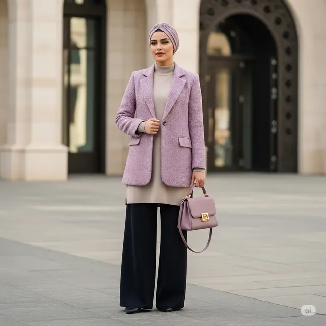 Ide Mix and Match Tunik, Blazer, dan Hijab untuk Tampil Elegan di Berbagai Acara